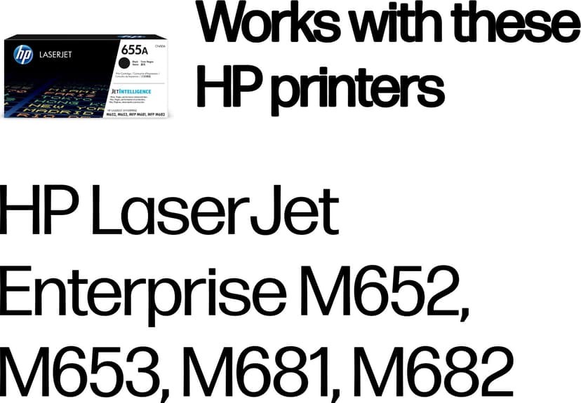 HP Toner Sort 655A - CF450A