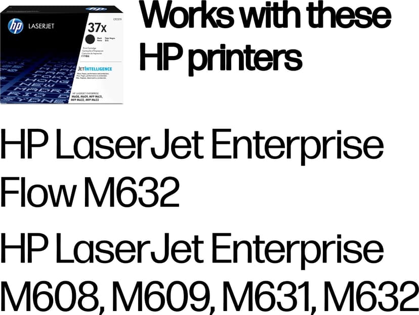 HP Toner Zwart 37X - CF237X