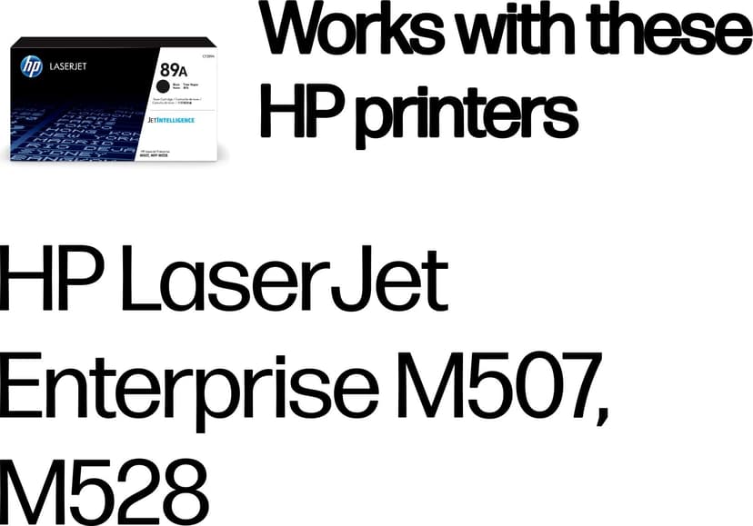 HP Toner Zwart 89A 5K - M507/M528