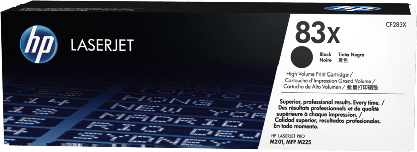 HP Toner Svart 83X 2.2K - CF283X