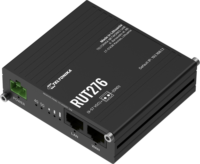 Teltonika RUT276 Redcap 5G Router