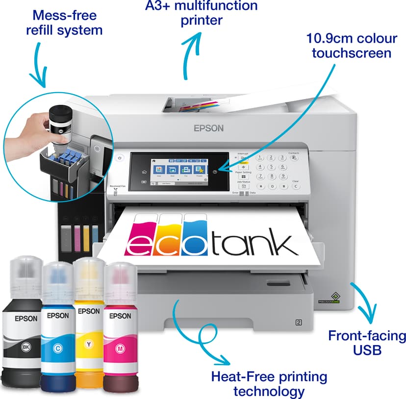 Epson EcoTank Pro ET-16685 A3+ MFP Hvit