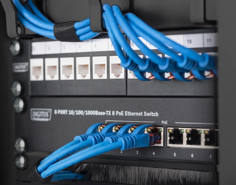 Digitus 10" 9U Vægskab Sort