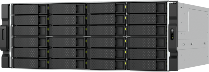 QNAP TS-h2477AXU-RP Lagringsserver Rack (4U) AMD Ryzen™ 7 7745 32 GB DDR5 0 TB QNAP QTS Sort, Grå
