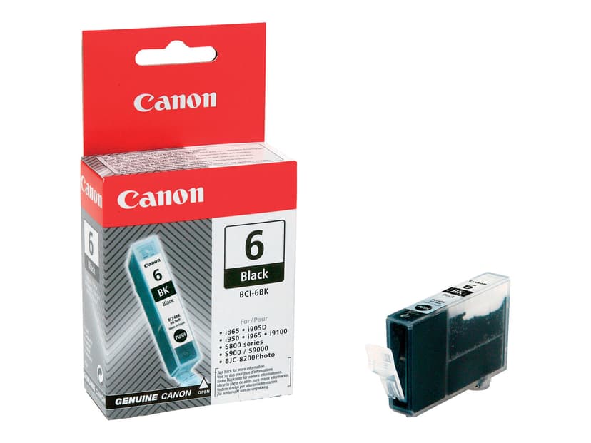 Canon Blæk Sort BCI-6BK - S800/S820D/S900/I990