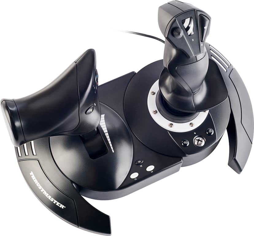 Thrustmaster T.Flight Hotas One Svart USB Flykt Sim Analog / Digital PC, Xbox One, Xbox One S, Xbox One X Svart