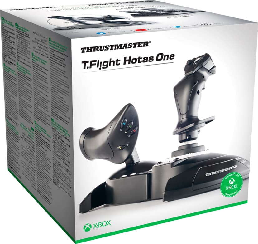 Thrustmaster T.Flight Hotas One Musta USB Lentosimulaattori Analoginen/Digitaalinen PC, Xbox One, Xbox One S, Xbox One X Musta