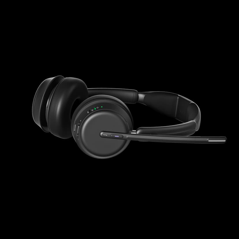 EPOS IMPACT 1061T incl Charging Stand Stereo USB-A, USB-C Microsoft Teams Svart