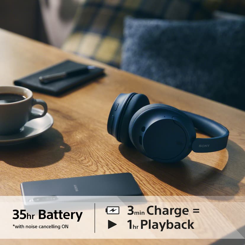 Sony WH-CH720N Trådlösa Hörlurar Stereo USB-C Blå