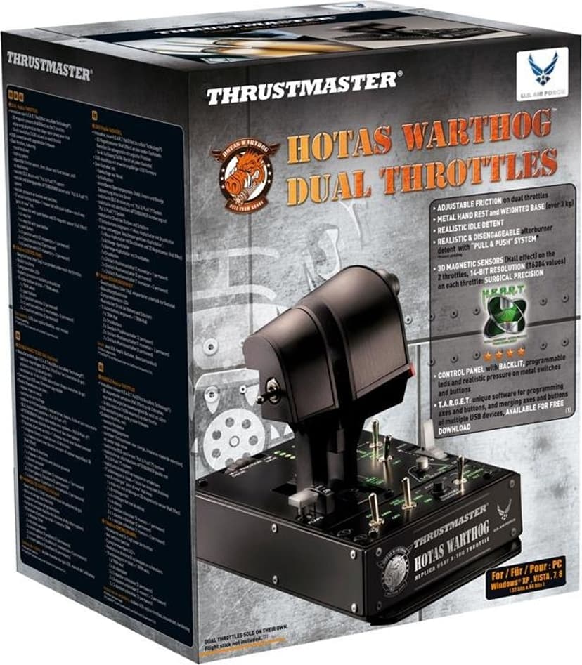 Thrustmaster HOTAS Warthog Dual Musta