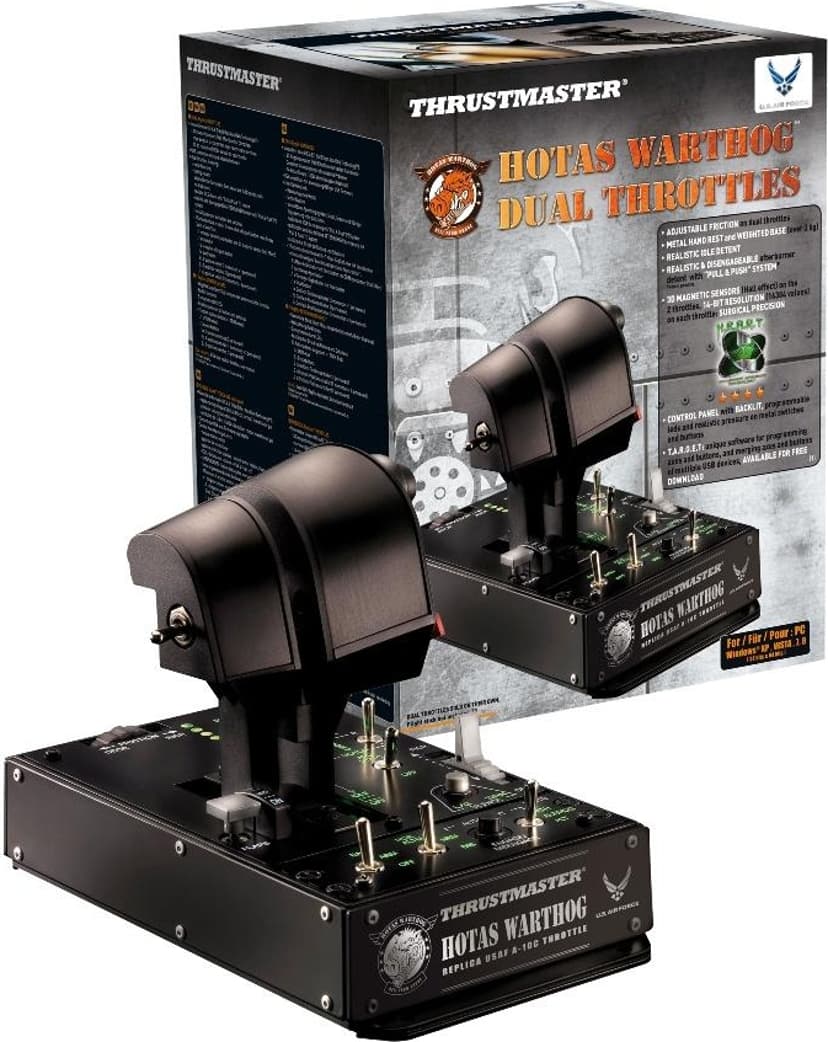 Thrustmaster HOTAS Warthog Dual Musta