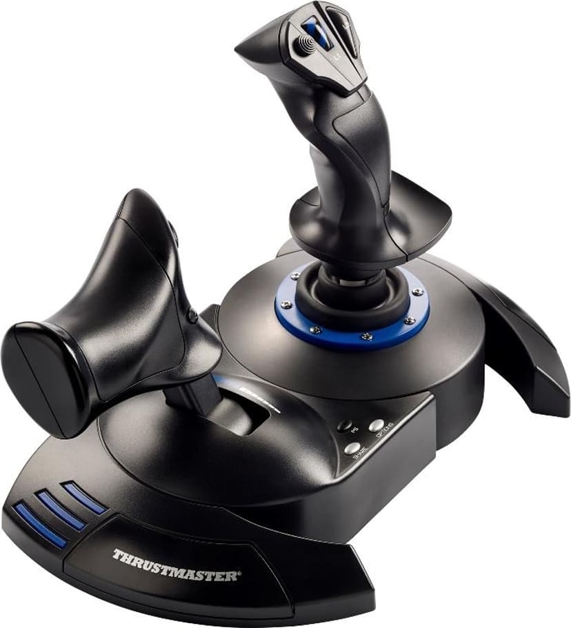 Thrustmaster T.Flight Hotas 4 Sort, Blå USB Joystick/Styrepinne Digitalt PC, PlayStation 4, PlayStation 5 Blå, Svart