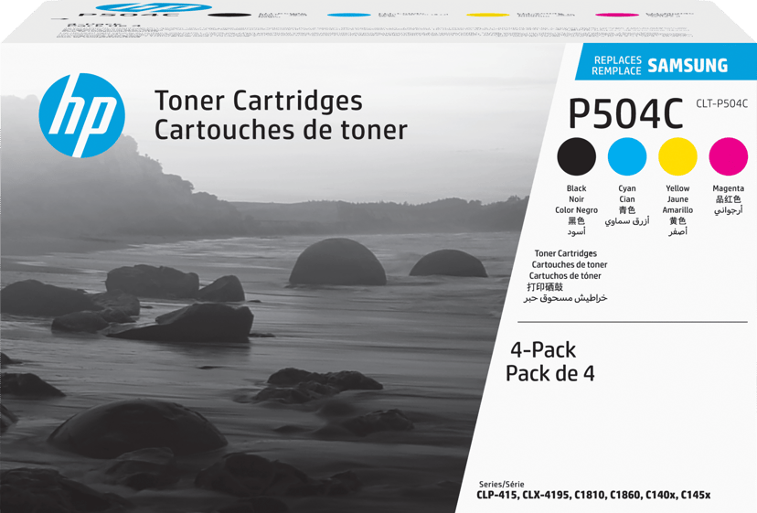 HP Samsung Toner Rainbow Kit (B/C/M/Y) CLT-P504C