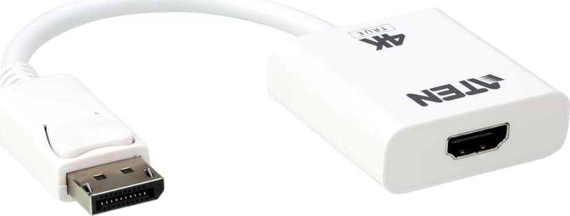 Aten Displayport to True 4K HDMI Active Adapter Hvid