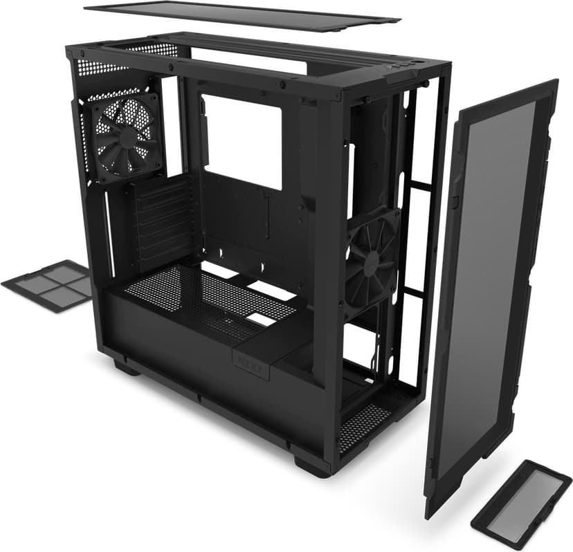 NZXT H7 Flow (2024) Midi Tower Musta