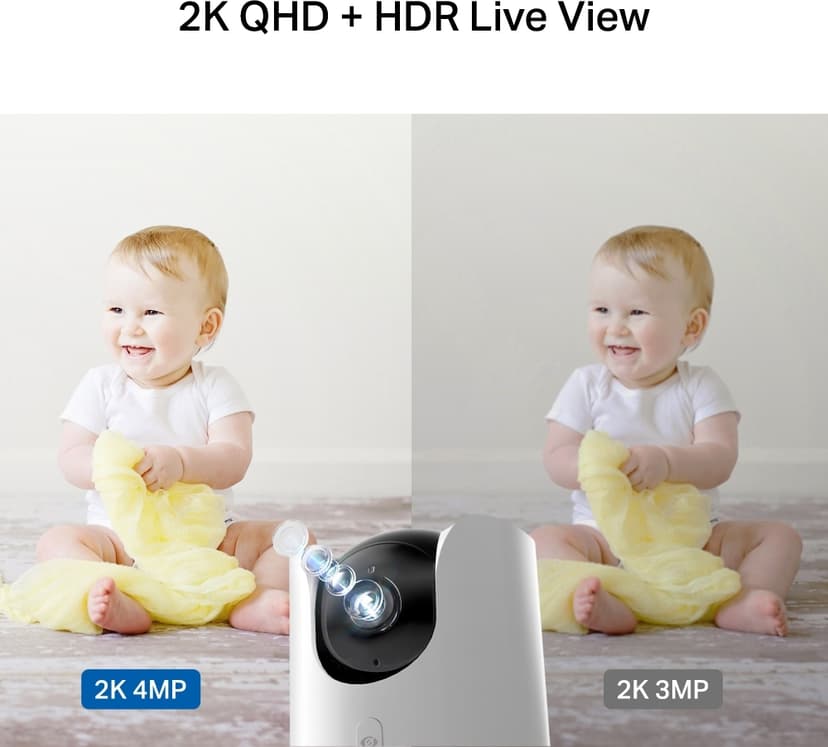 TP-Link Tapo C225 Tower IP-sikkerhedskamera Indendørs 2560 x 1440 pixel Skrivebord