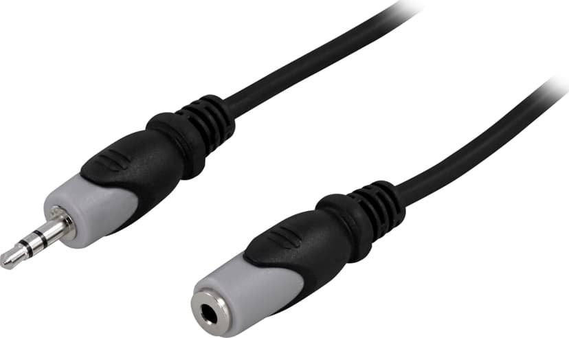 Deltaco AUDIO 3.5MM MALE - 3.5MM FEMALE 0.5m 3,5mm 3,5mm