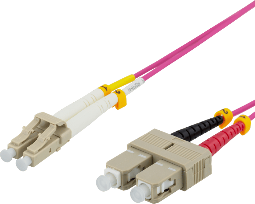Deltaco LCSC-711 11m 2 x LC 2 x SC OM4