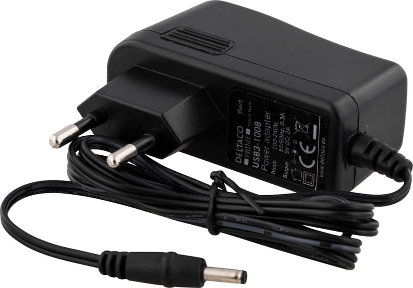 Deltaco USB3-1008 15m USB-A USB-A Svart