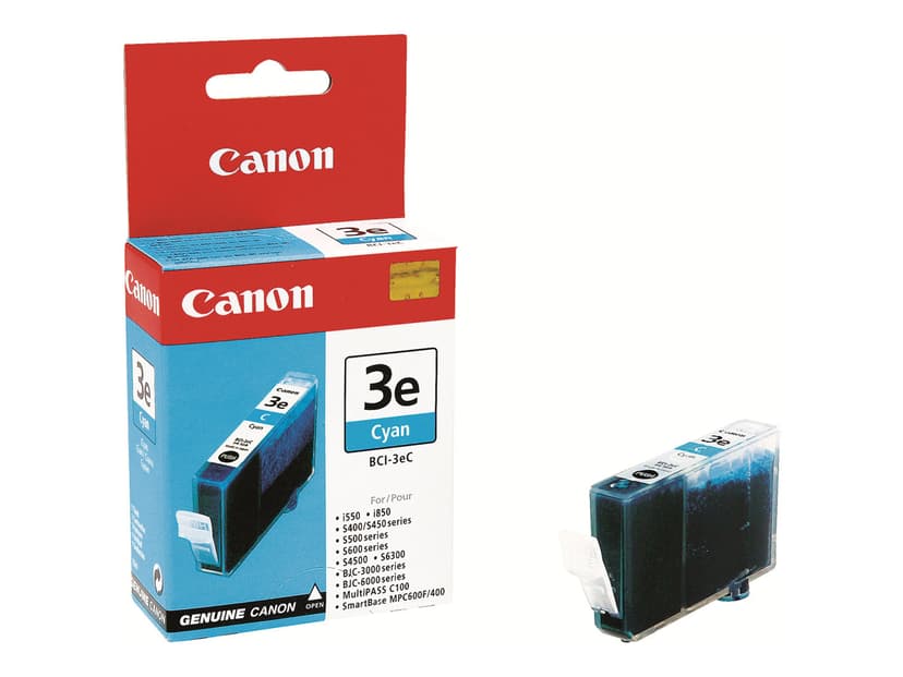 Canon Blæk Cyan BCI-3EC BJC 3000/6000/I550/S400