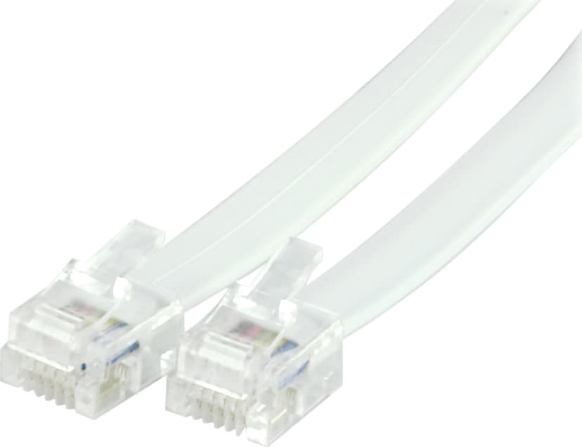 Deltaco Telefonkabel 5m RJ-12 RJ-12