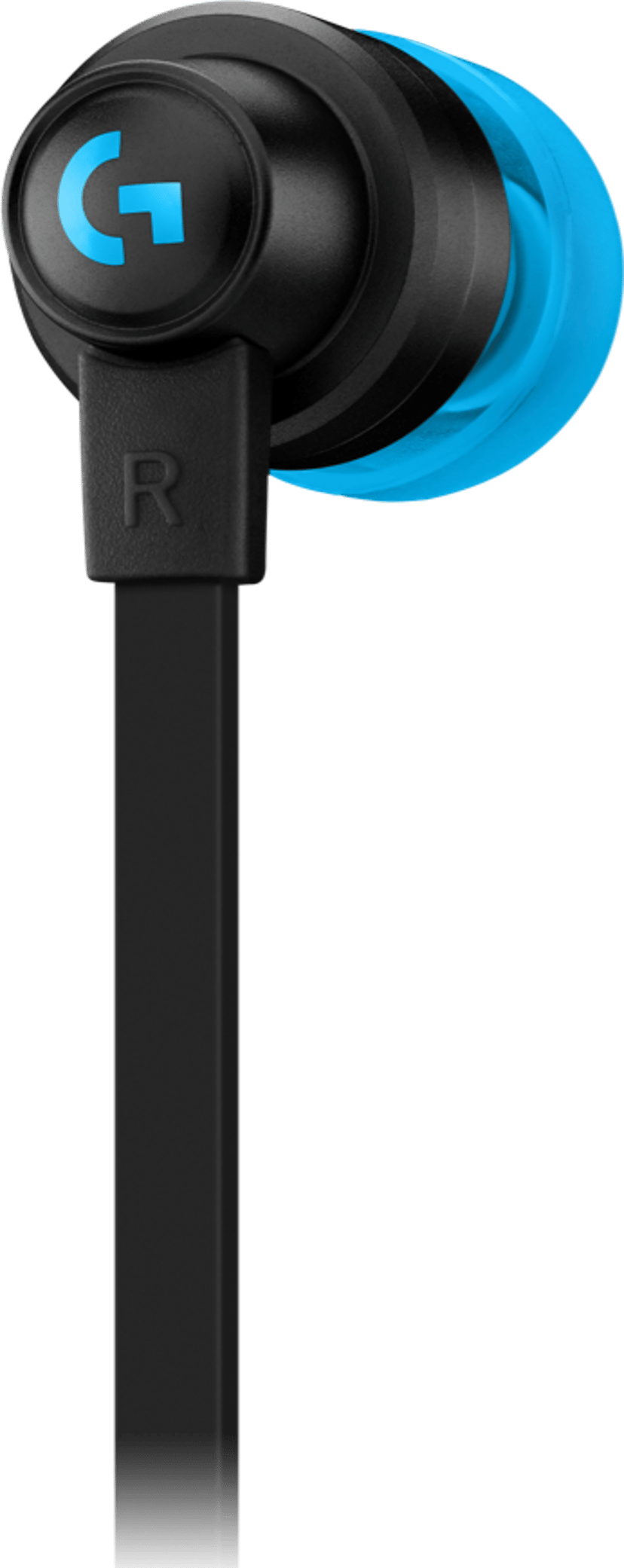 Logitech G 981-000924 hörlur och headset Kabel I öra Spela Svart Stereo Svart