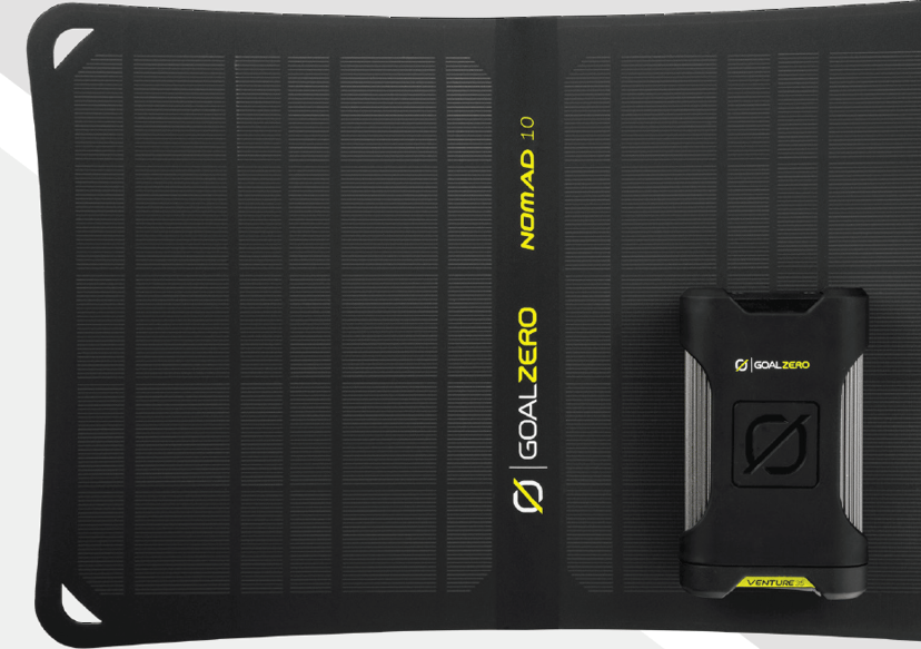 Goal Zero Venture 35 Solar Kit Musta