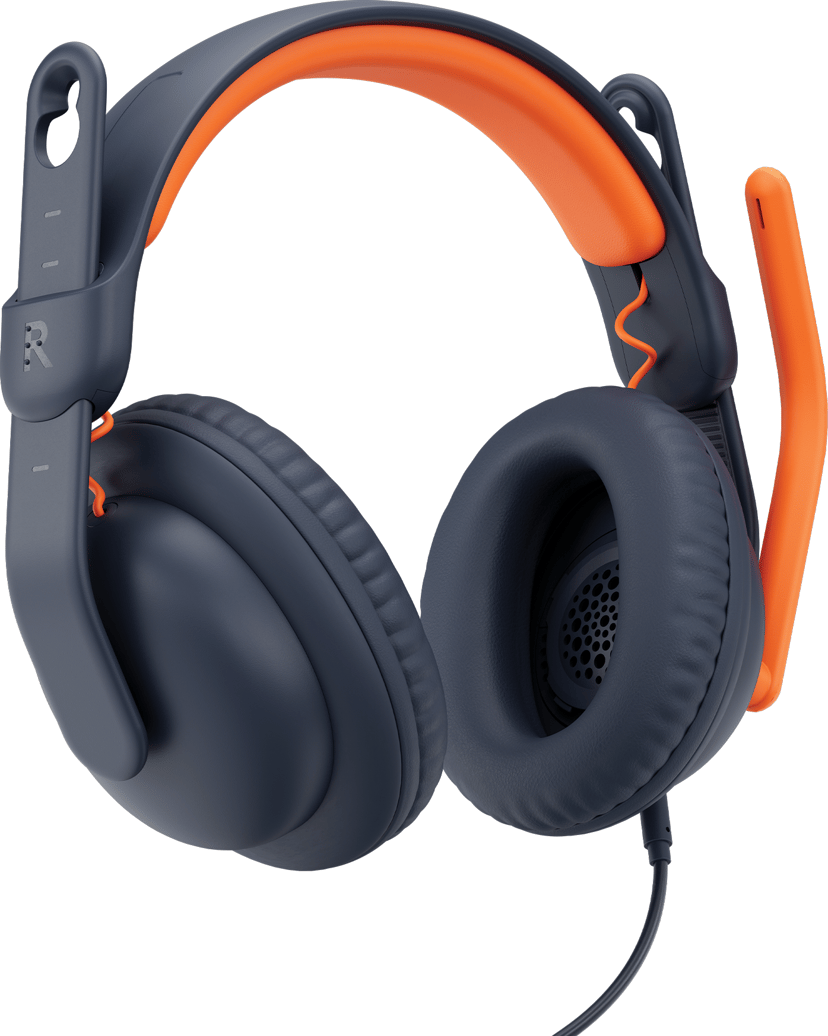 Logitech Zone Learn On Ear Stereo 3,5mm Blauw, Oranje