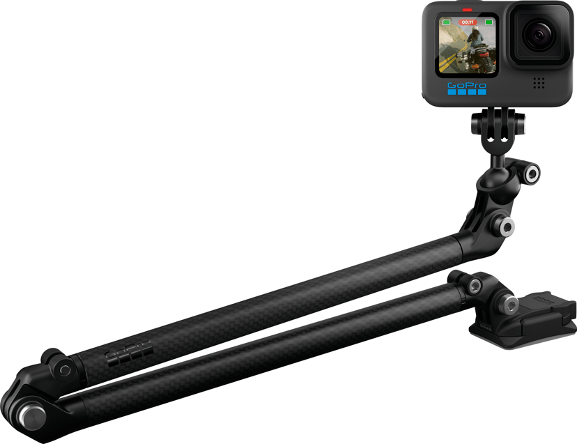 GoPro Boom + Adhesive Mounts (HERO13/12/11/11 Mini/10/9 Black/HERO/MAX)