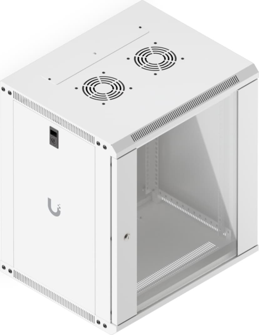 Ubiquiti 19" Rack Cabinet 12U 45cm med glasdörr