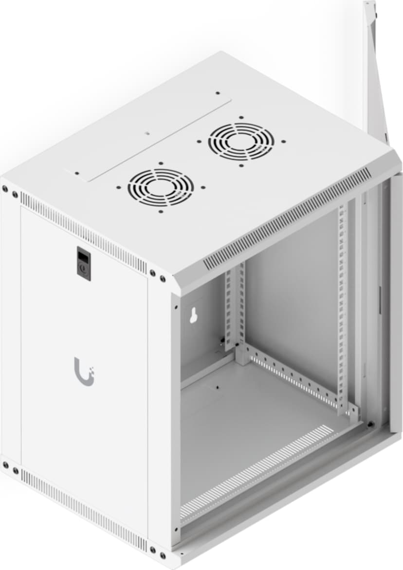 Ubiquiti 19" Rack Cabinet 12 U 45 cm med glassdør