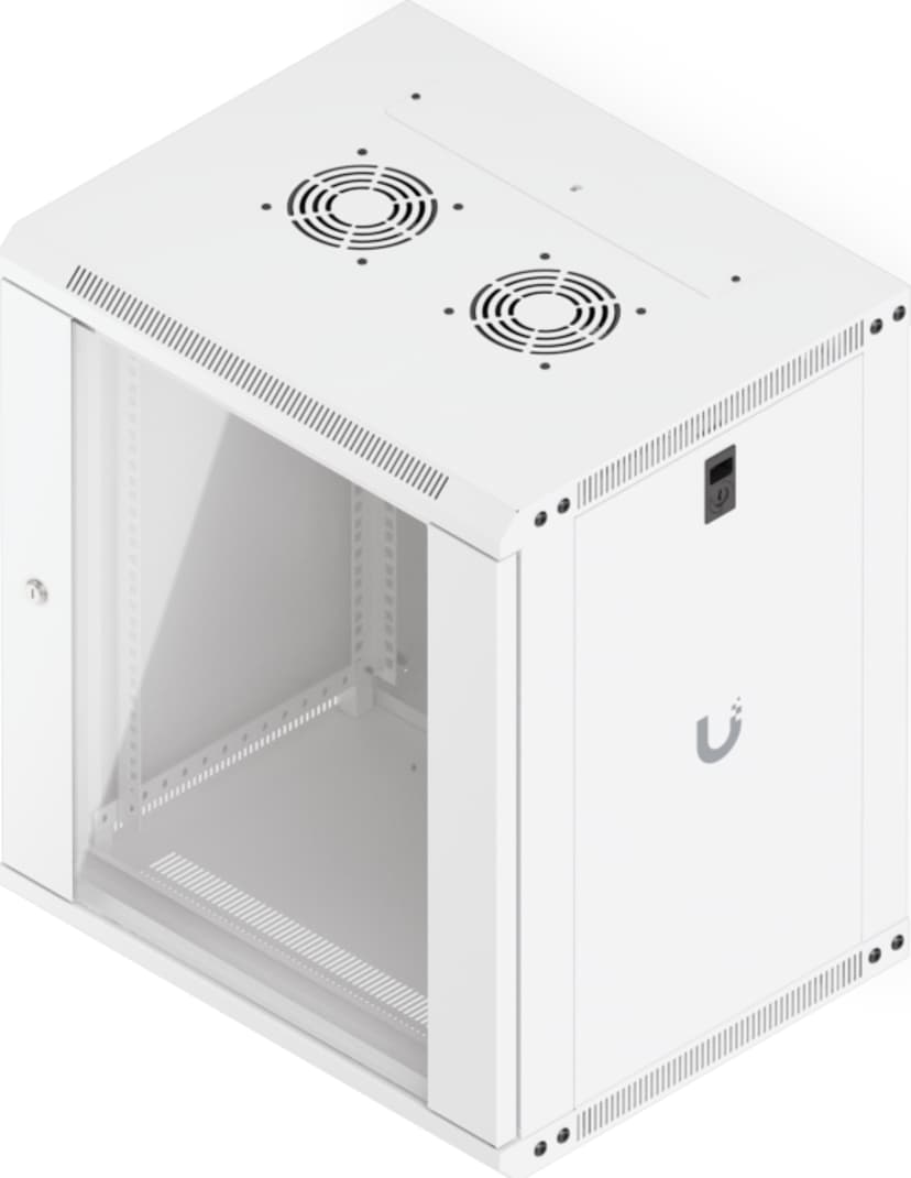 Ubiquiti 19" Rack Cabinet 12U 45cm med glasdörr