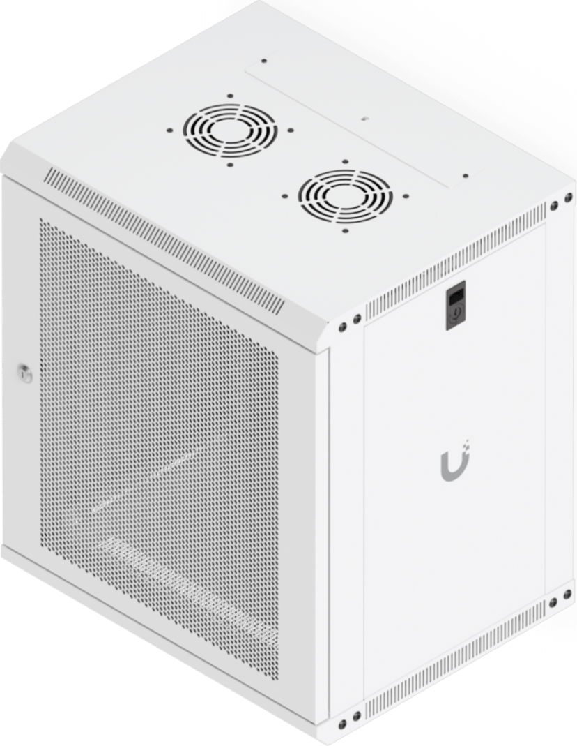Ubiquiti 19" Rack Cabinet 12U 45cm med perforerad dörr