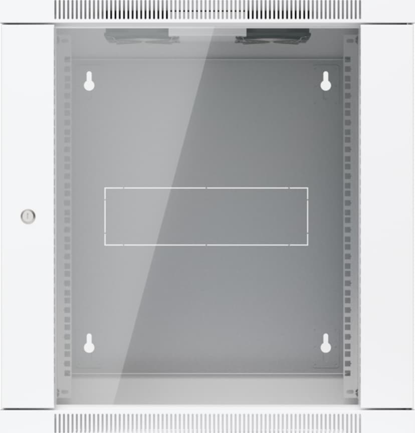Ubiquiti 19" Rack Cabinet 12 U 70 cm Med Glasdør Og Svingbar Bagdør