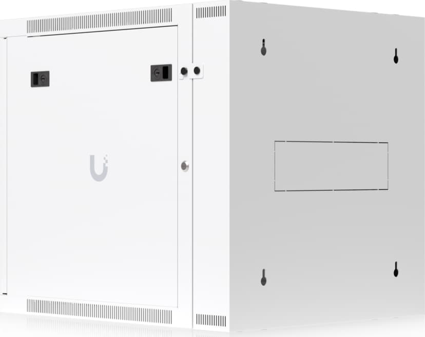 Ubiquiti 19" Rack Cabinet 12 U 70 cm Med Glasdør Og Svingbar Bagdør