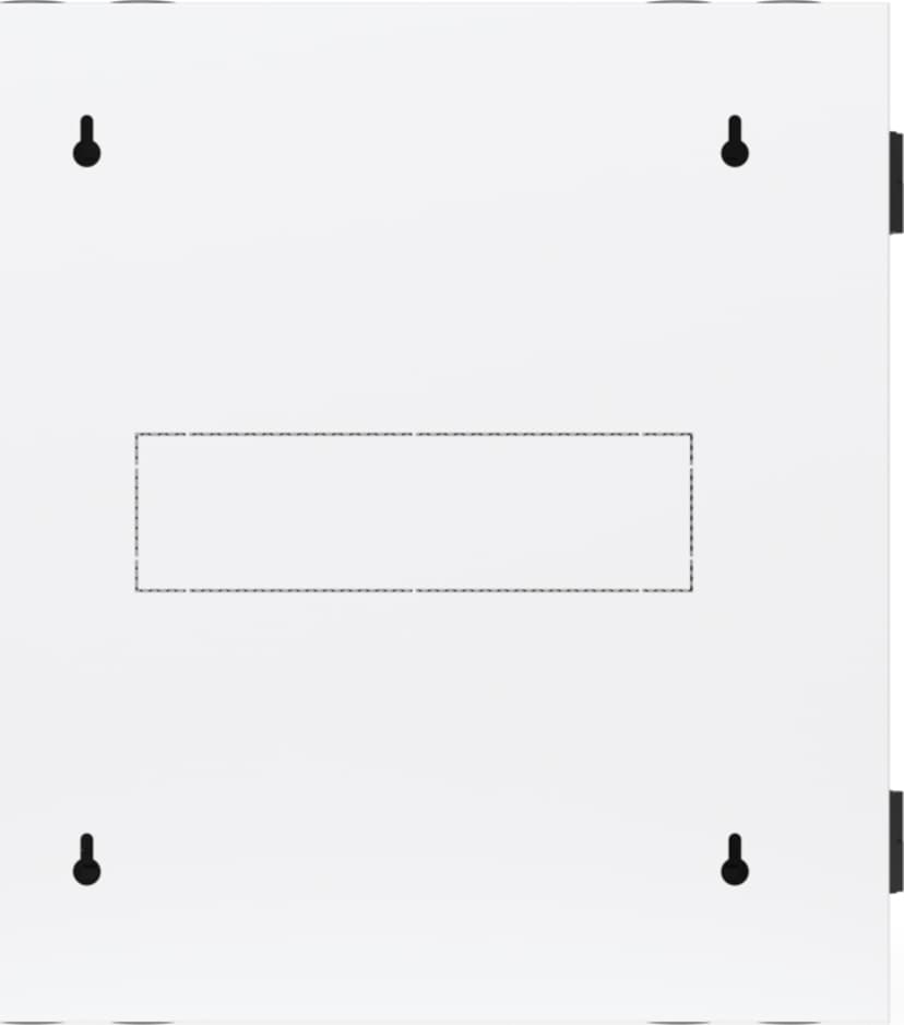 Ubiquiti 19" Rack Cabinet 12U 70cm med perforerad dörr och svängbar bakdörr