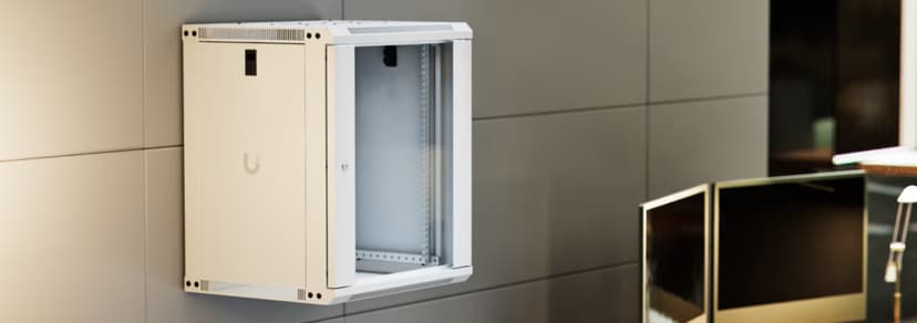 Ubiquiti 19" Rack Cabinet, 12 U, 45 cm, med glasdør