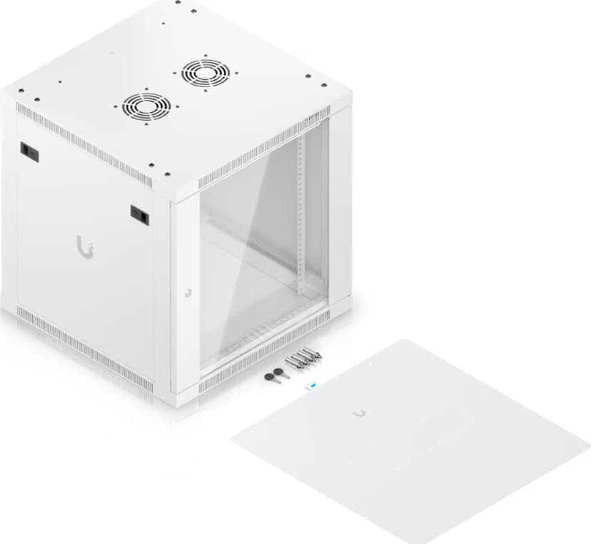 Ubiquiti 19 " Rack Cabinet 12 U 60 cm med glassdør