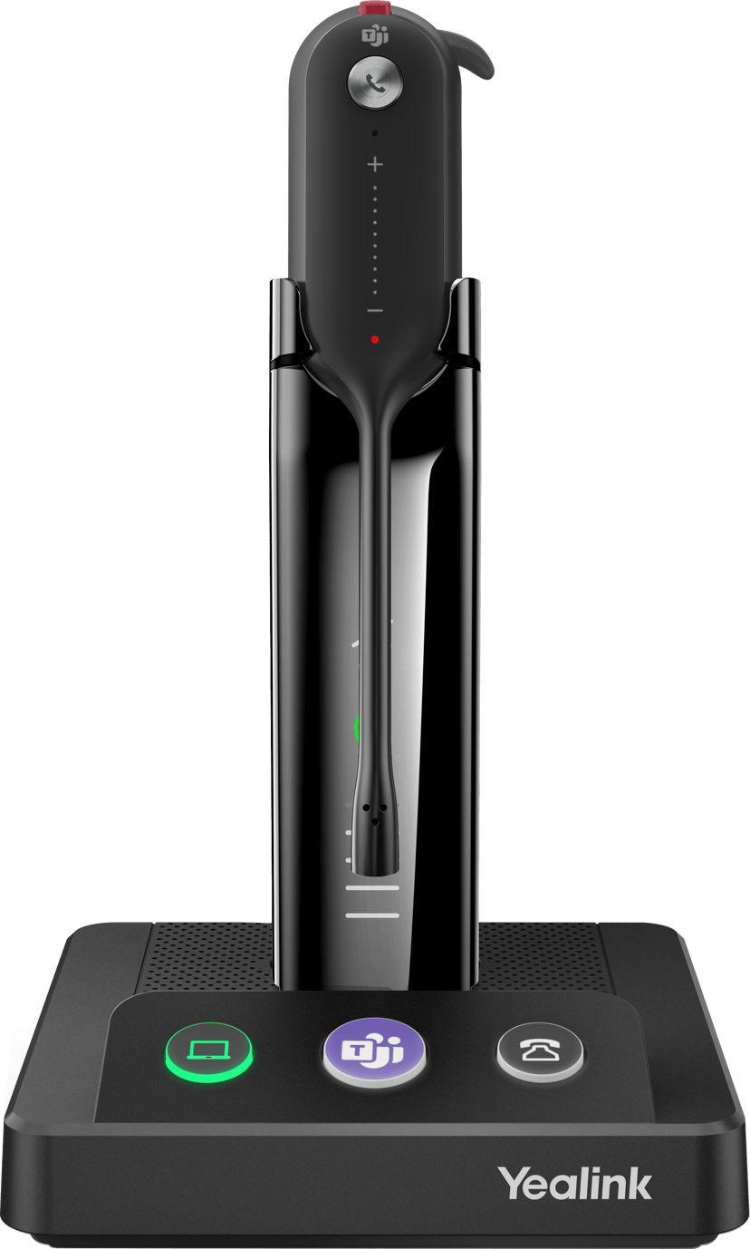 Yealink WH63 ja latausteline Mono Micro USB Musta