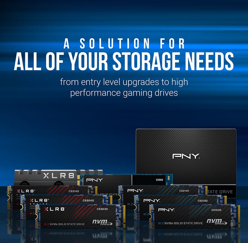 PNY CS2140 2 TB M.2 PCI Express 4.0 NVMe 3D NAND M.2 PCIe 4.0