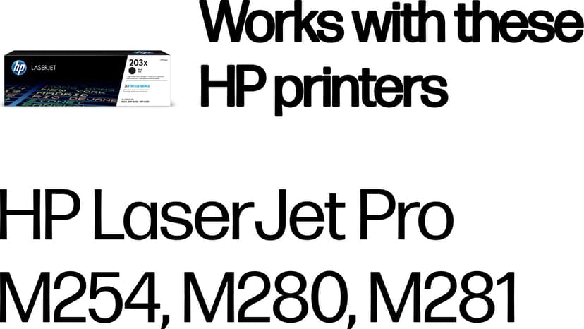 HP Toner Zwart 203X 3.2K - CF540X