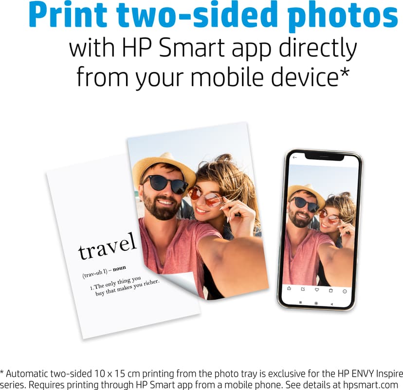 HP Papir Foto Matte FSC 10x15cm 180g 25-ark