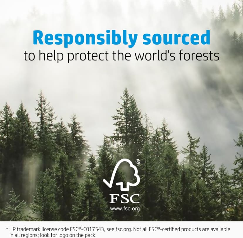HP Papir Foto Matte FSC 10x15cm 180g 25-ark