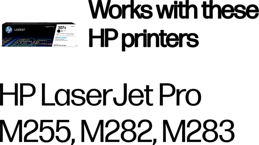 HP Toner Sort 207X 3150 Sider