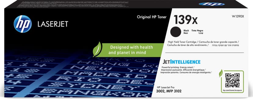 HP Toner Svart 139X 4K