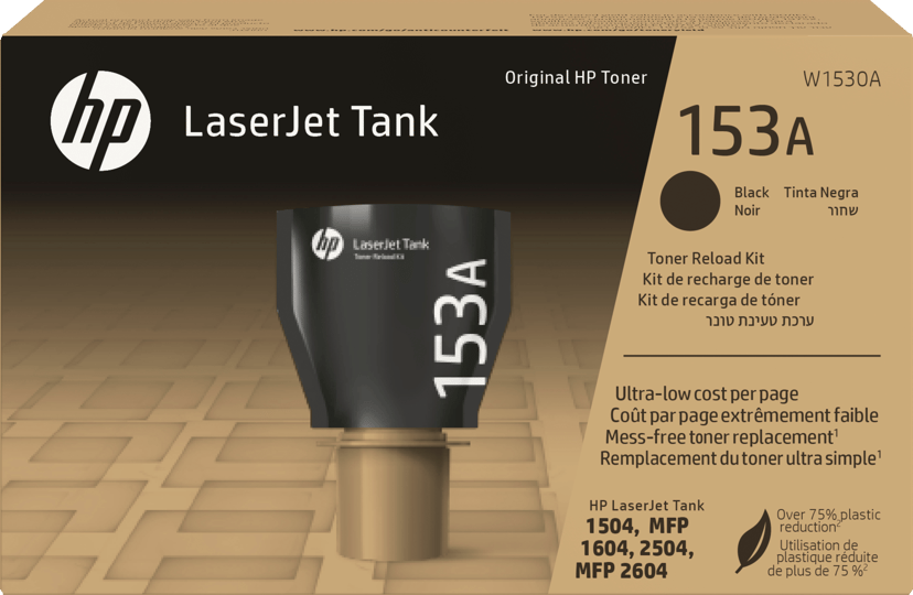 HP Toner Black W1530A 3K - LaserJet Tank 2504/MFP 1602/2604
