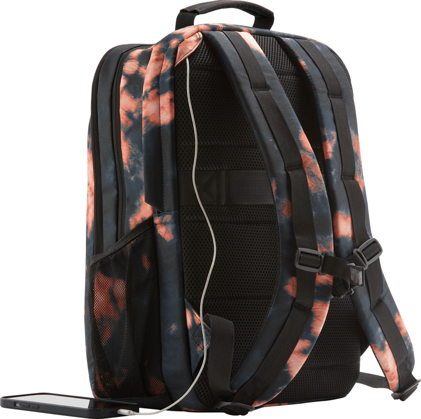 HP Campus XL Tie Dye Backpack 16.1" 16.1" Polyester, Polyskum Sort Sort