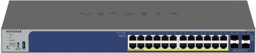 Netgear GS728TXP L2/L3 10G Ethernet (100/1000/10000) Power over Ethernet -tuki musta