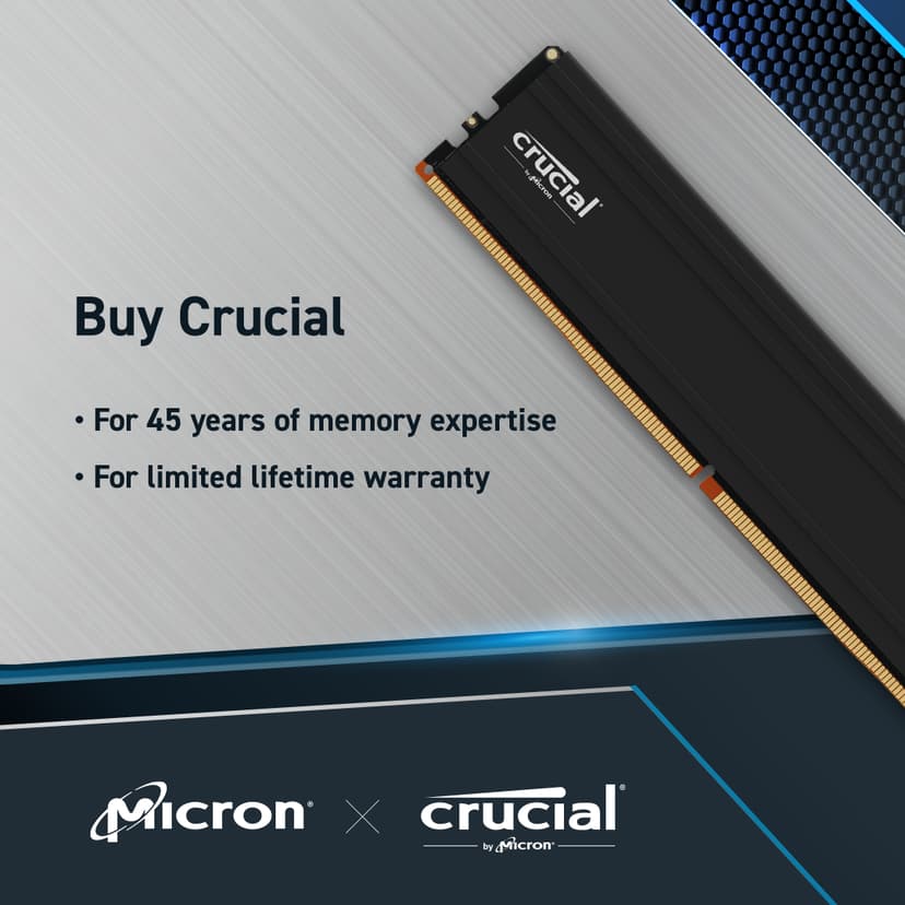 Crucial Pro 32GB 5600MHz DDR5 288-pin DIMM