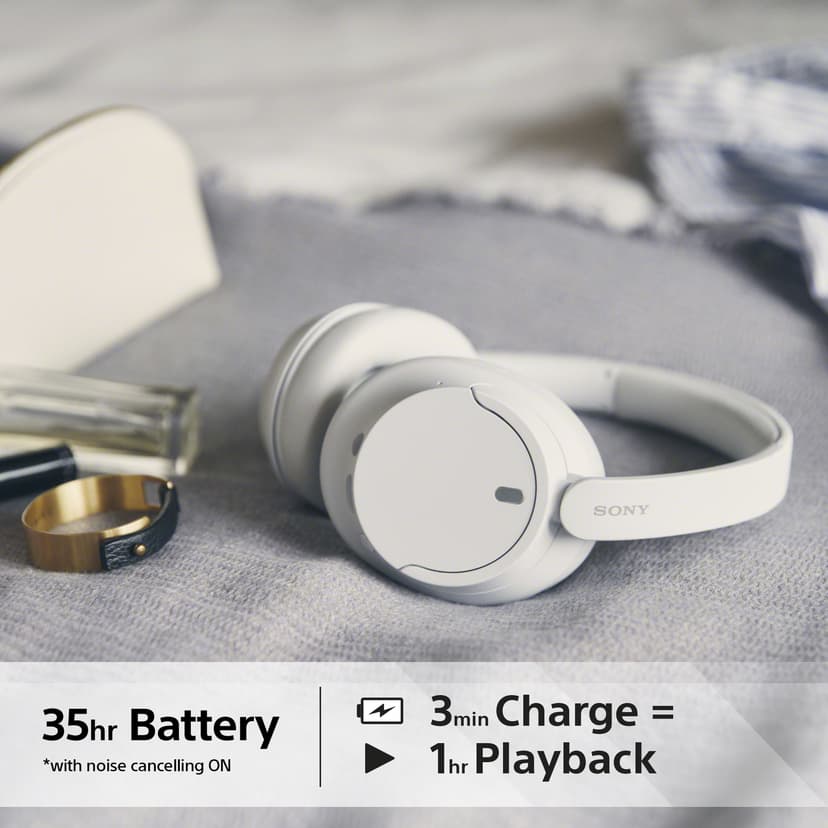 Sony WH-CH720N Wireless Headphones Stereo USB-C Valkoinen